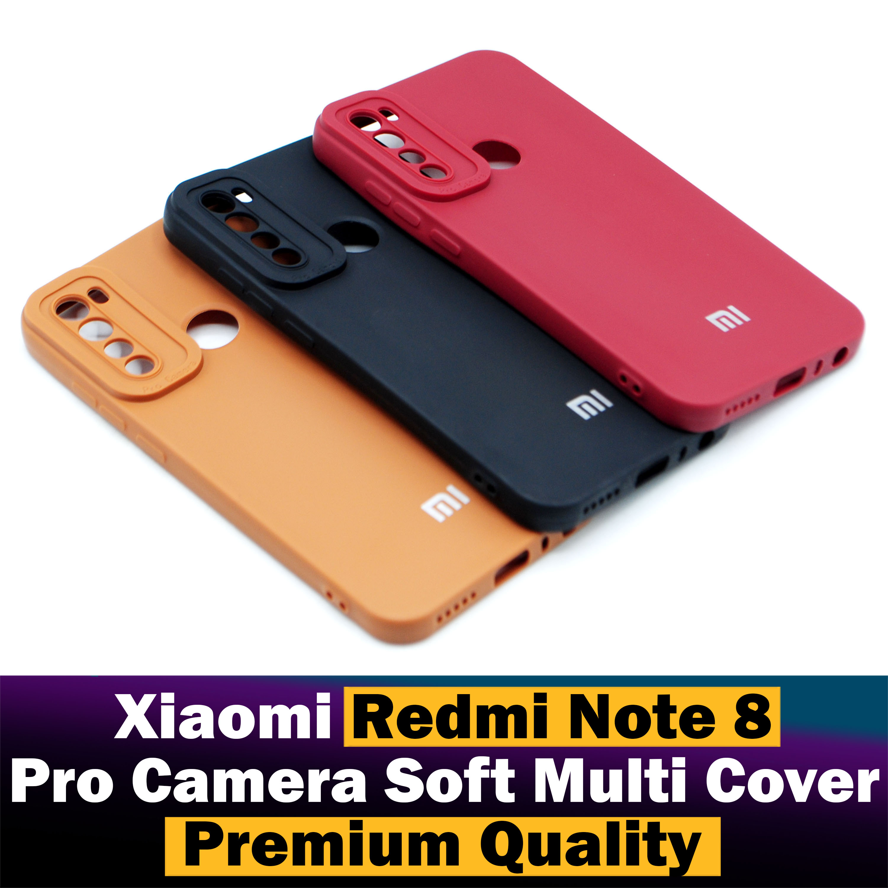 Xiaomi Redmi Note Soft Multicolour Pro Camera Protection Back