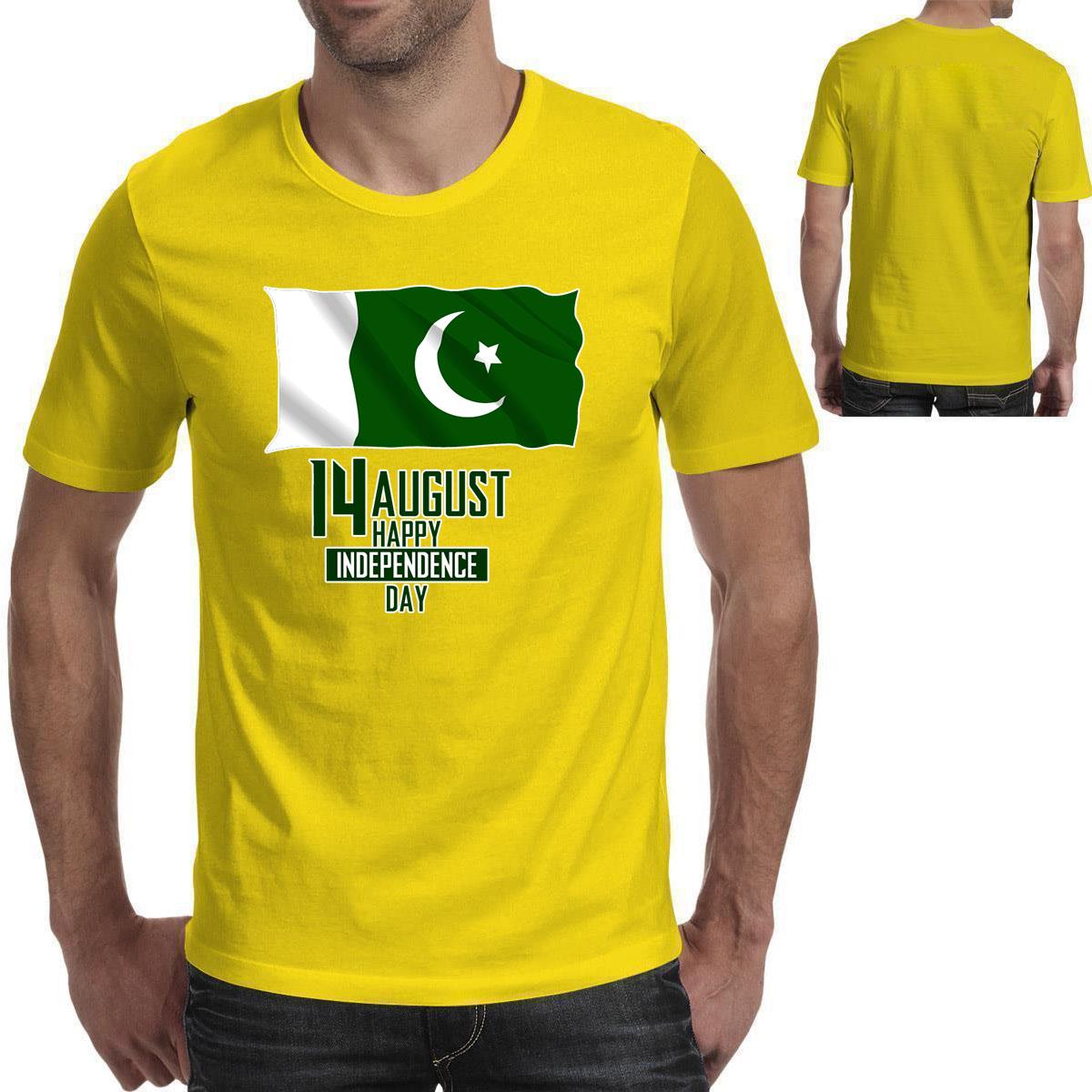 Khanani s Day of independence 14th august t shirt Pakistanis t shirt independence day t shirt happy independence day t shirt for men Daraz.pk