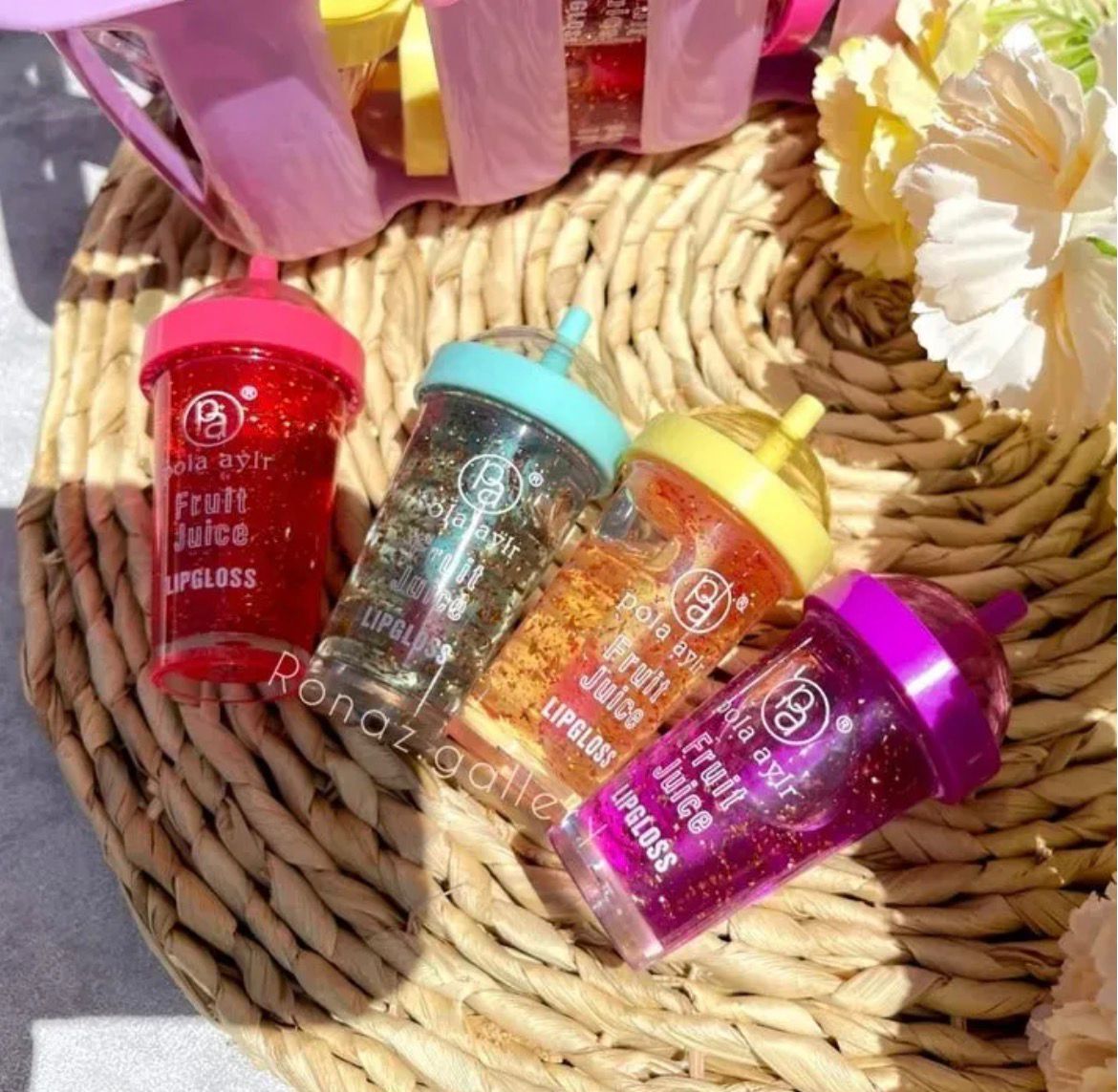 New Poly Ayir 1 Piece Soft Drink Glitter lip gloss