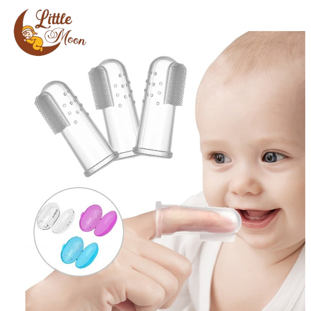 Baby Finger Toothbrush Children Teeth Clear Massage Soft Silicone Infant Rubber Cleaning Brush Baby Dental Care