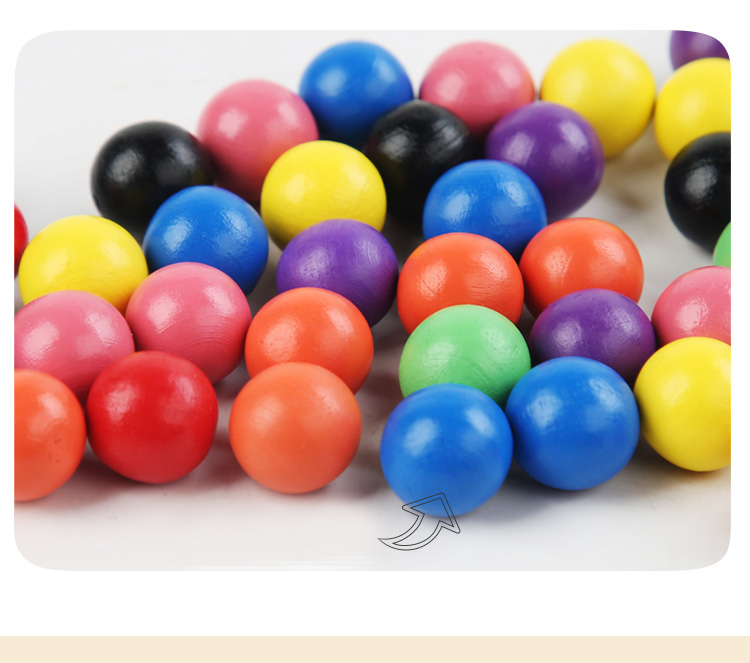 Clip Beads Test Tube Toys For Children Logic Concentration Fine Motor Training Game Montessori Teaching Aids Educational Toy