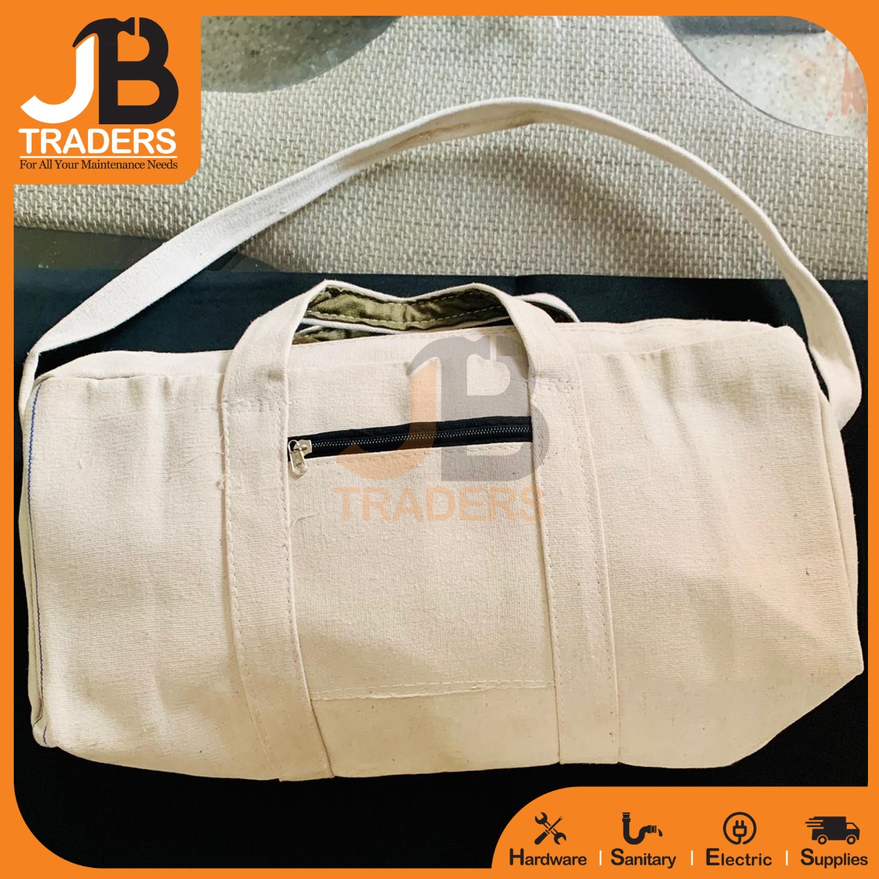 Premium Quality Portable Multi-function Canvas white Bag 18 Inch to 26 Inch Waterproof Storage Bag Hand Tool Bag Toolkit Case Tools Bag / tarpal