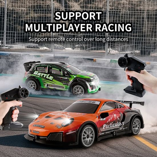 Remote Control Speed Racing 1:20 Scale RC Porsche 4x4 Drifting Car 2.4G RC Drift Car with LED Light, Rechargeable Remote Control Racing Car Vehicle Replaceable Tire Competition Race Car Toy For Kids Boys Best Toy Gifts