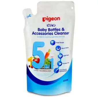 pigeon baby bottle cleanser