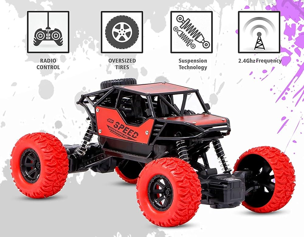 Rock Crawler Electric RC Vehicles Alloyed R-C Car Remote Control Toy Cars Controlled Drive Off-Road Toys Off-Road Truck 4 Wheels Drive