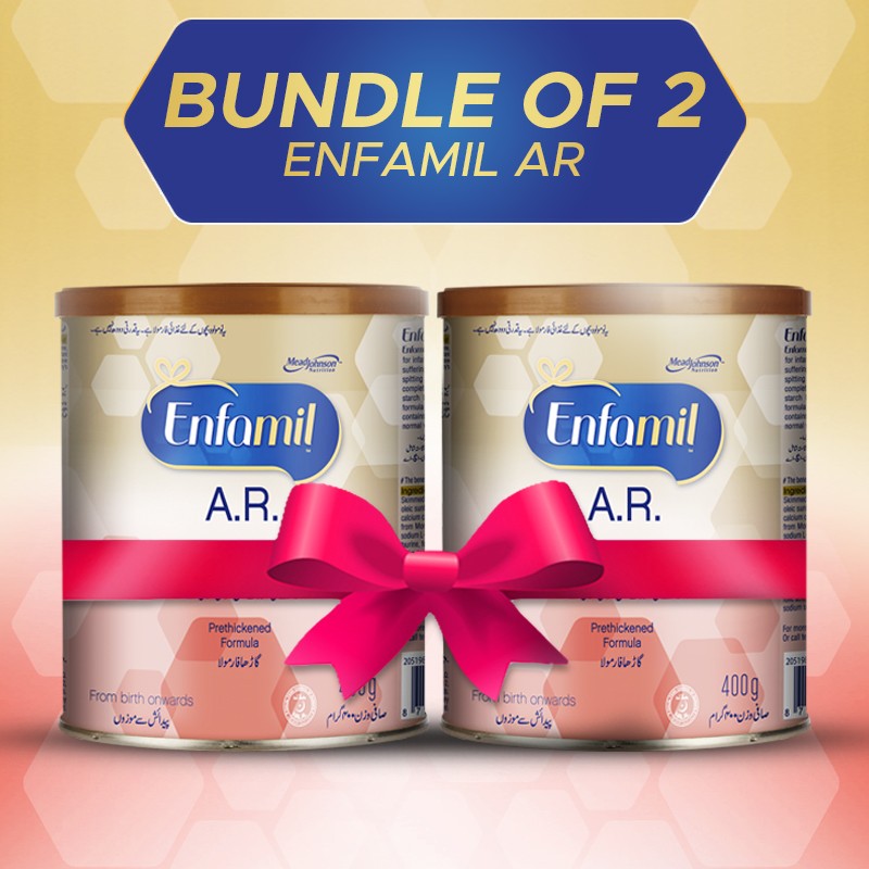 Enfa 7 Day Pack - Pack Of 2 Enfamil Ar 400 Ml Baby Formula Milk Powder