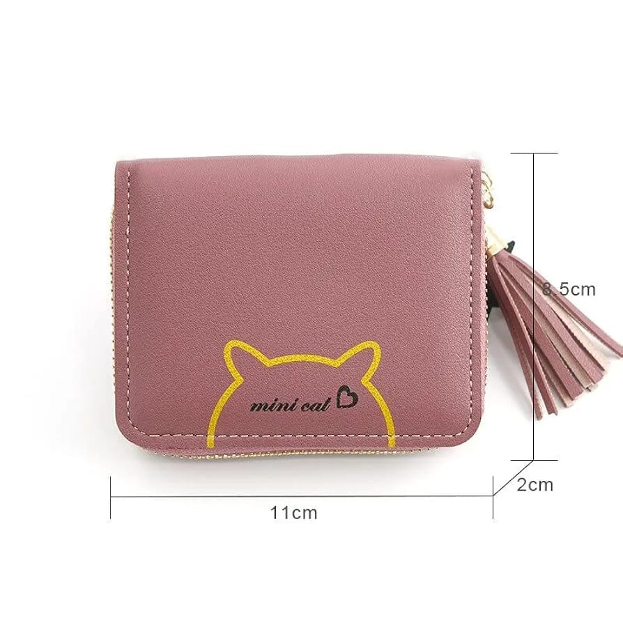 Mini Cartoon Zipper Wallet – Cute, Compact & Trendy