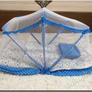 Fancy Baby Sleeping bag with Mosquito net Embroided Frill Crib 0-1 Year Infant Portable Folding Baby Cots Net Infant Sleeping Bag - baby bistar gaddi - baby nest bed accessories for baby, bistar infant newborn dipper