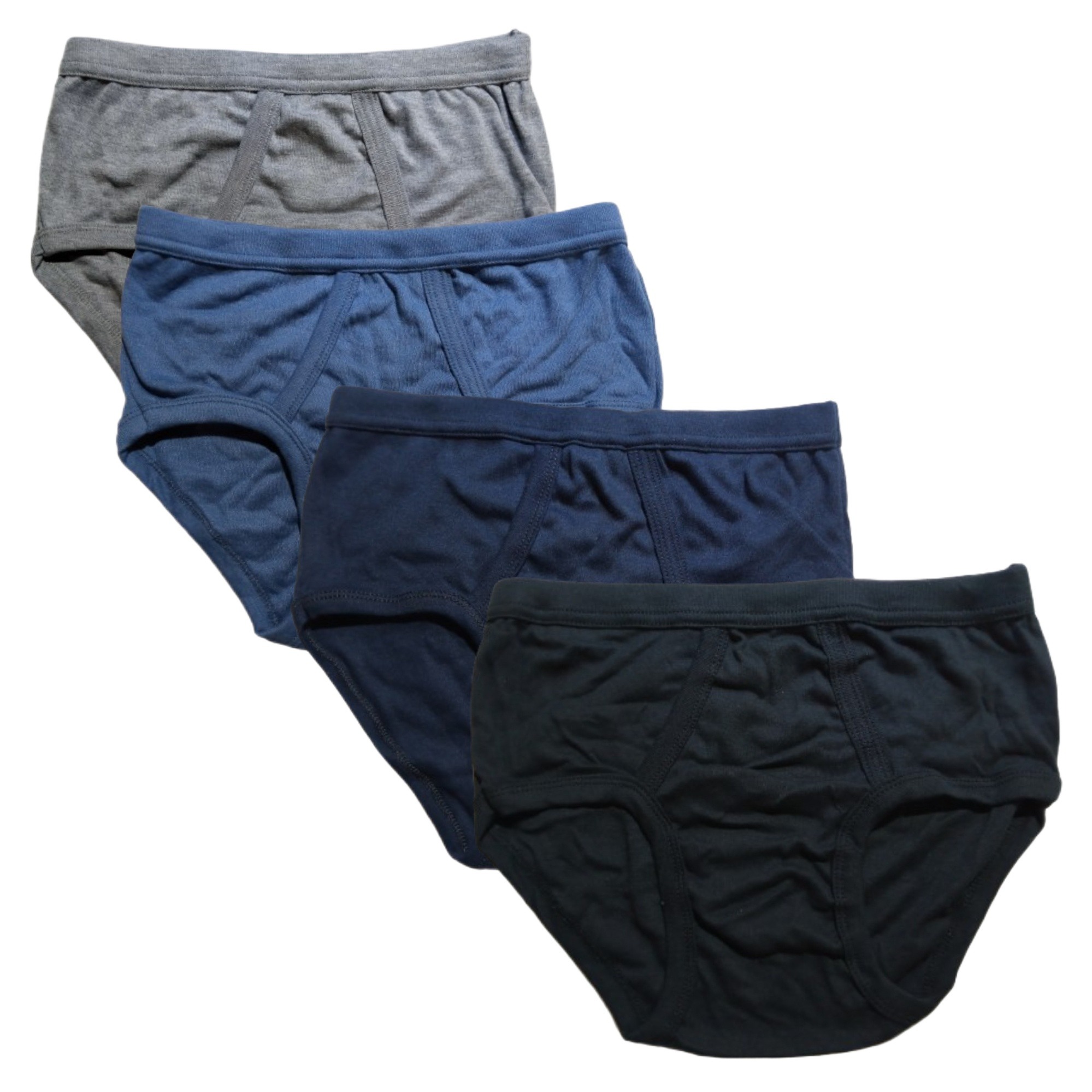 3 Pcs Men's Soft Cotton Brief Multicolor - Underwear For Men - Soft And Stretchable