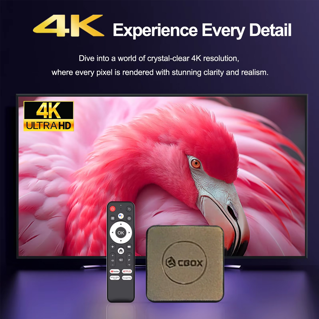 【Highly Recommended】CBOX C1000 and C1000 Pro Android TV BOX | Original 2GB RAM & 8GB ROM (Showing 8GB +128GB)| Android 15 | Bluetooth | voice Remote | Including Movies, & Webseries apps | Set top Box Smart TV by Al-Buraq Tech Zone
