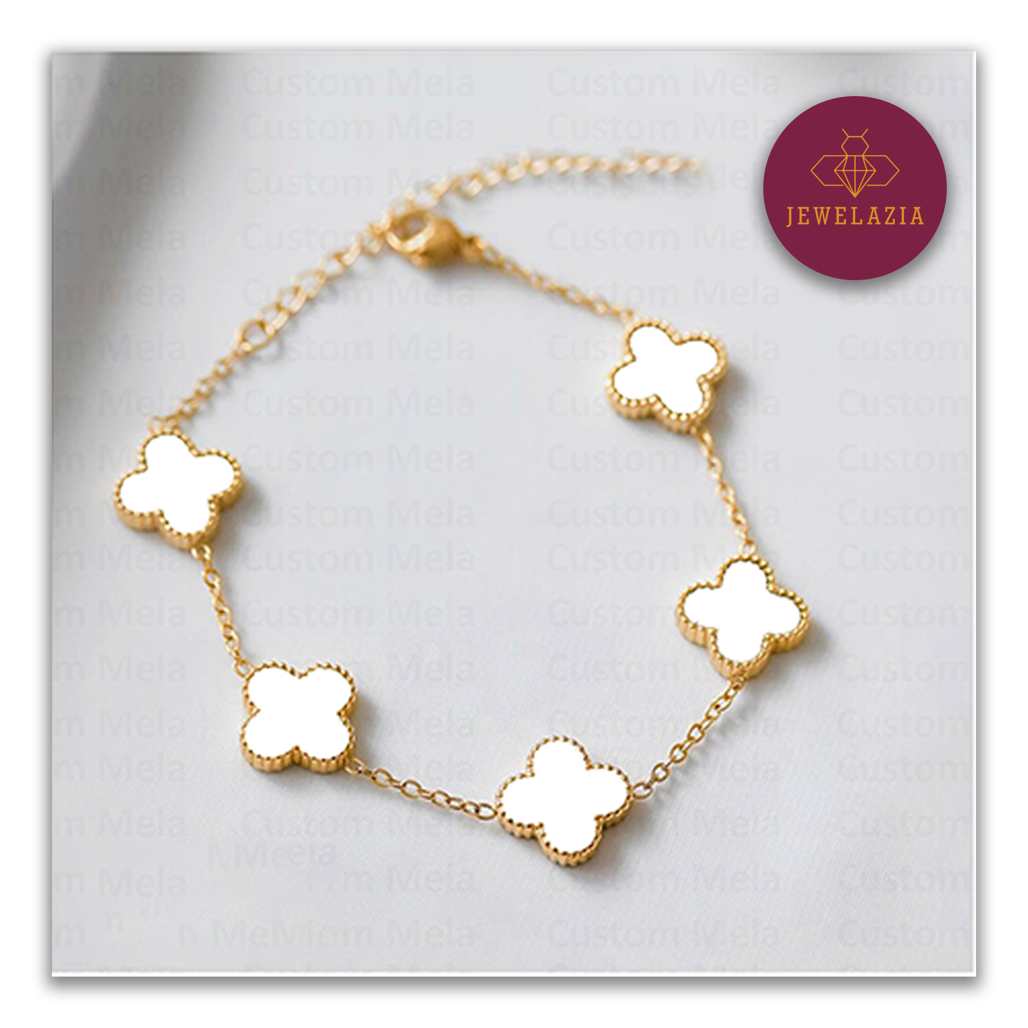 Clover bracelet for girls besties friendship band matching bracelets