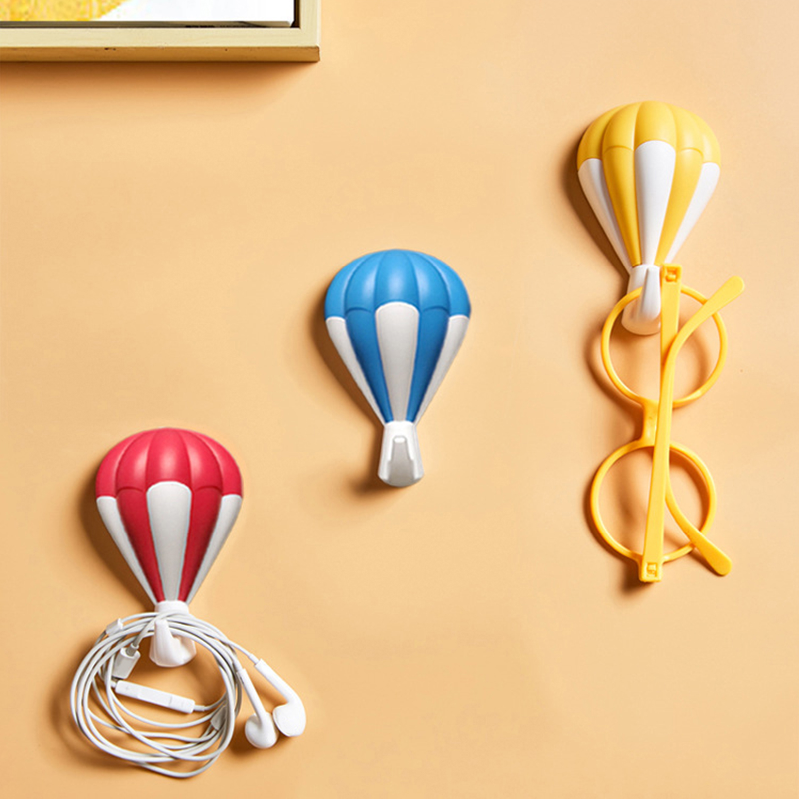 Wall Hooks Water Proof Useful ABS Wall Mounted Cute Hot Air