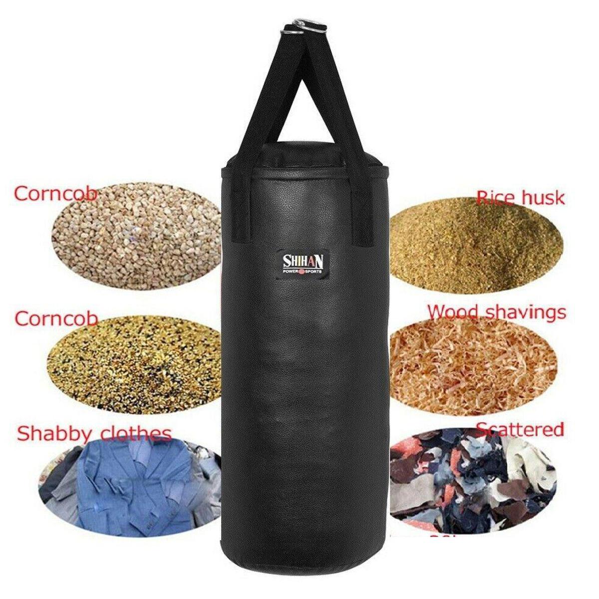 2 Feet Filled Heavy Punching Bags To Increase Your Basic Strength