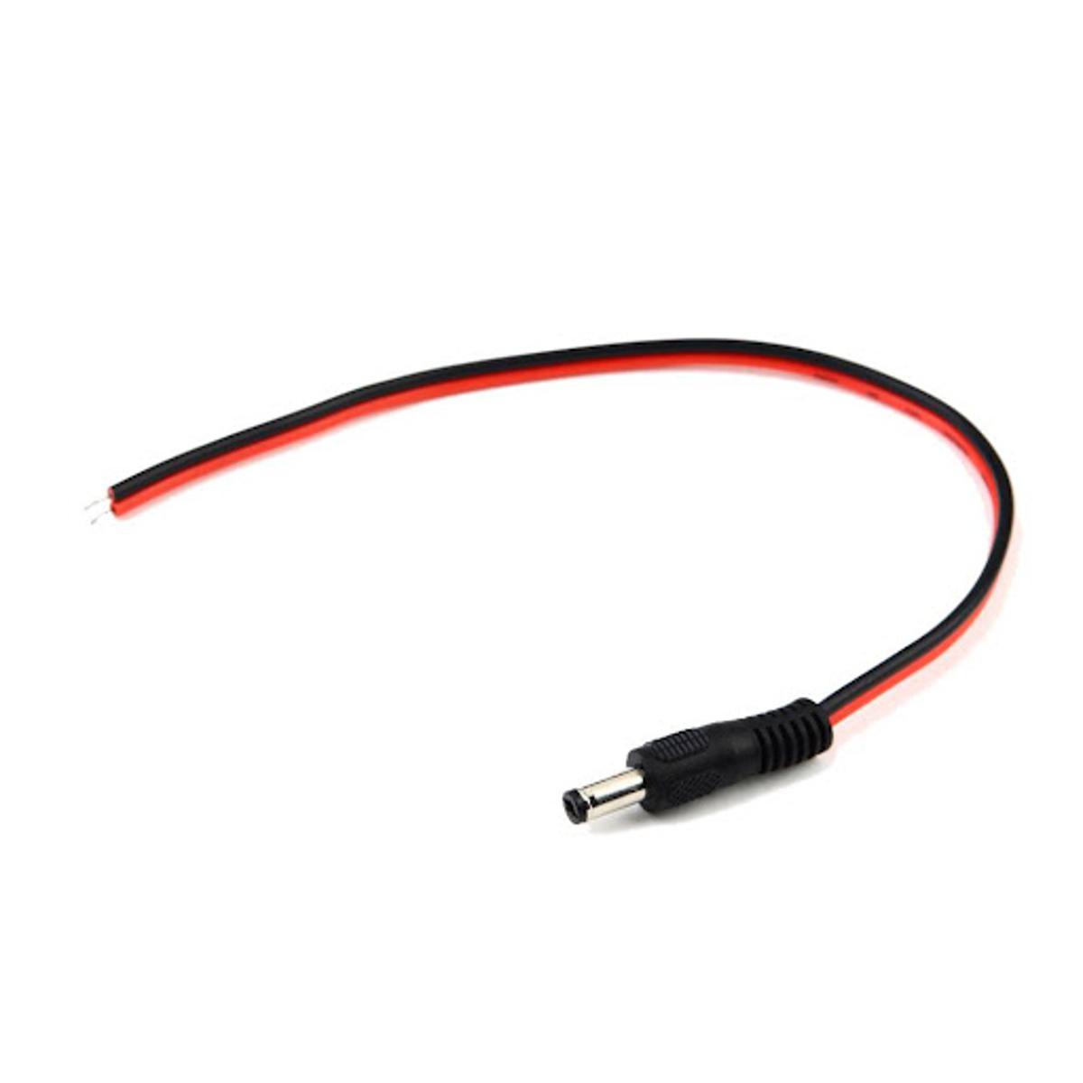 MALE DC JACK CONNECTOR WITH 20 CM WIRE DC Jack With Wire Male