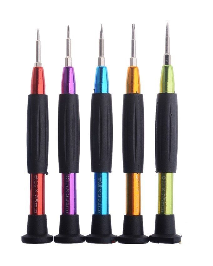 5 PCs Colorful Multifunction Disassemble Fix Tool Kit For Mobile Phone