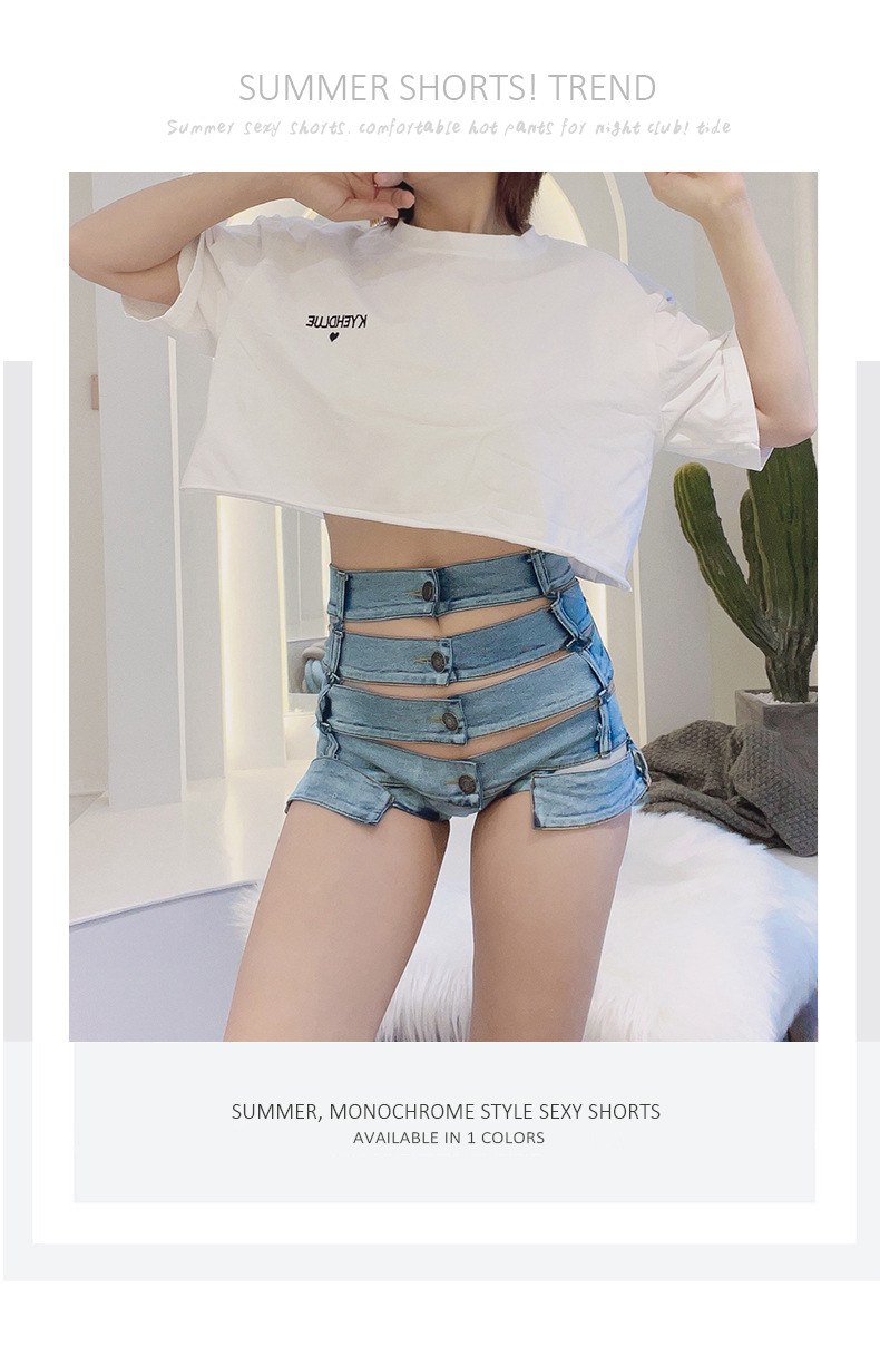 High Waist Women's Jeans Shorts 2022 