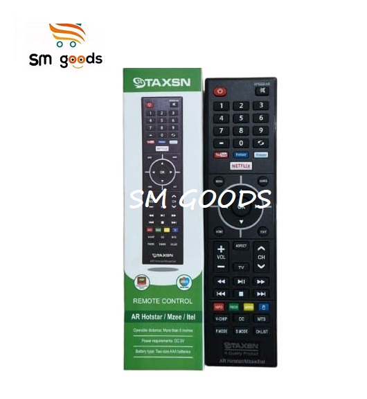 Hotstar & Mzee & Itel Smart Led TV remote control | Daraz.pk
