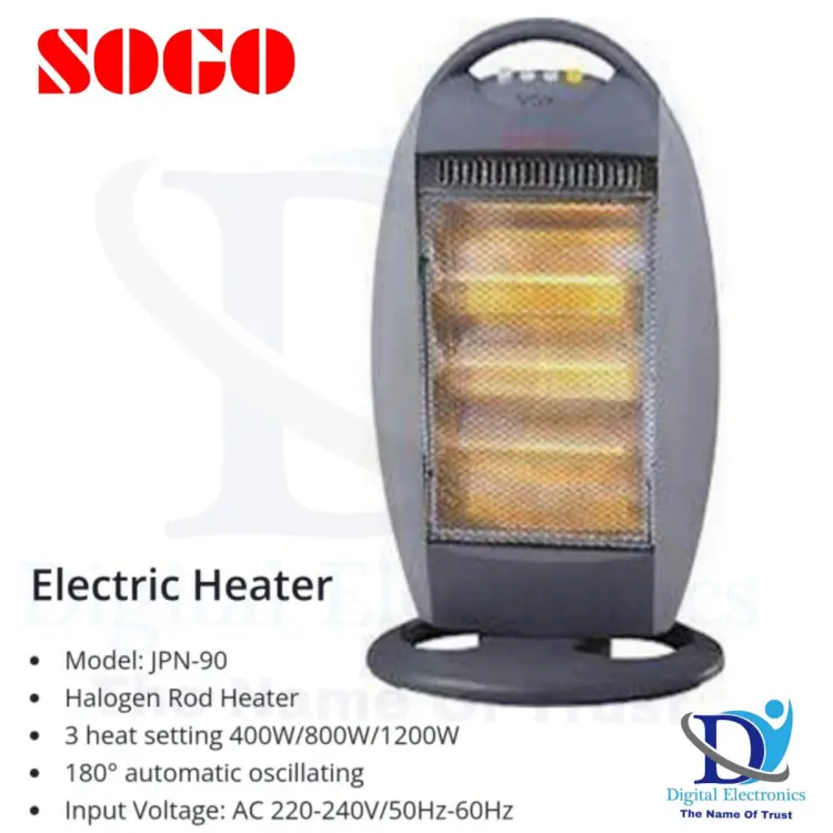 Sogo Halogen Heater (JPN90) price in Pakistan at Symbios.PK