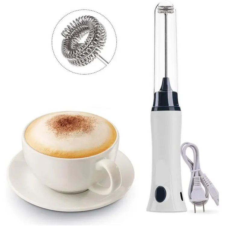 Rechargeable Stainless Steel Hand Electric Stirrer Egg/Milk/Coffee