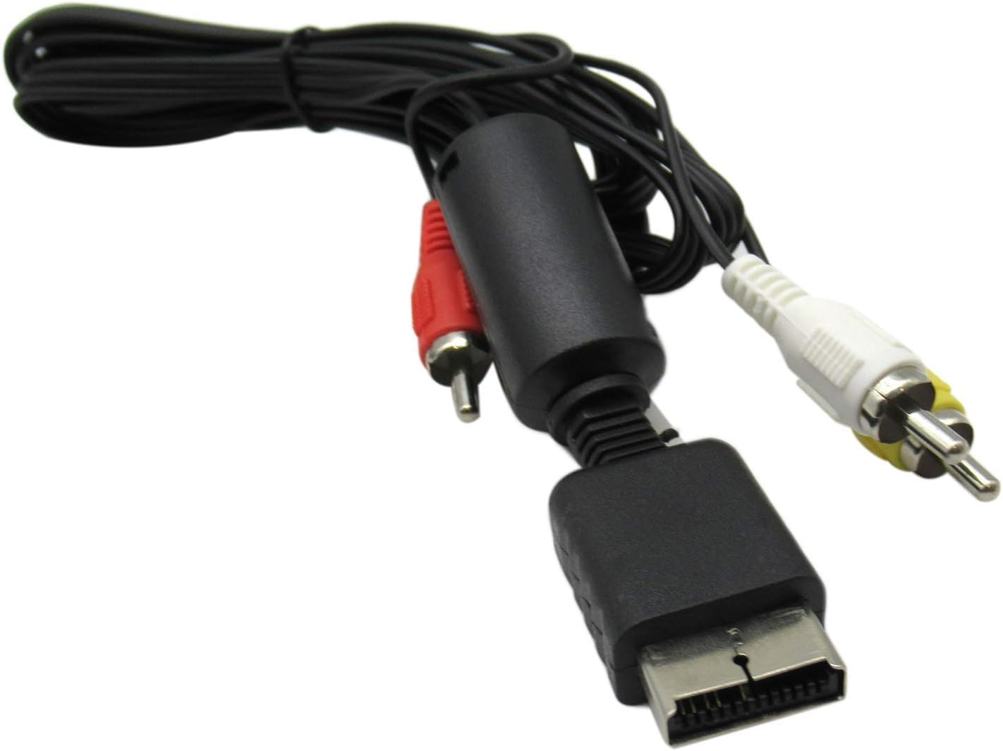 AV Cable for PS2 & PS3 – RCA Audio Video Cord for Sony PlayStation