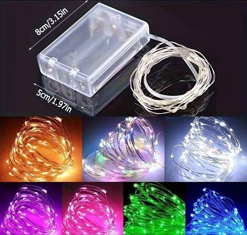 Fairy Lights Battery Operated 3 Meter 30 LED - LED String Lights for Room Decoration price in Pakistan