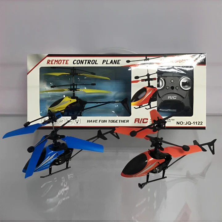 Doraemon|RC Helicopter Remote Control Model No:JQ-1122 – USB Rechargeable Remote Control Flying Toy with LED Lights, 2 Channels & 360° Rotatable for Kids, Boys & Girls