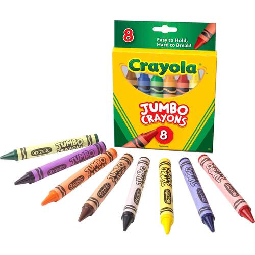 Crayola Cryn,8ct Jumbo,reg 24pk