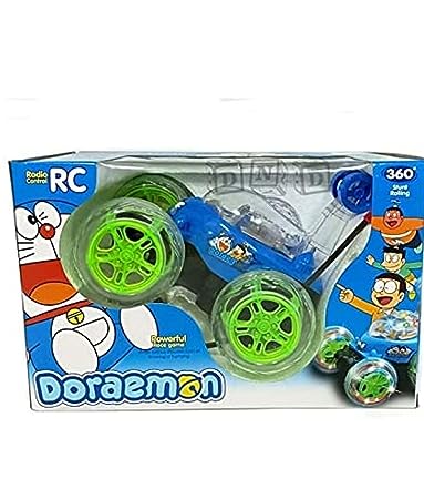Rechargeable Remote-Control Stunt Car 360 Degree Twisting Fun with Lights & Music