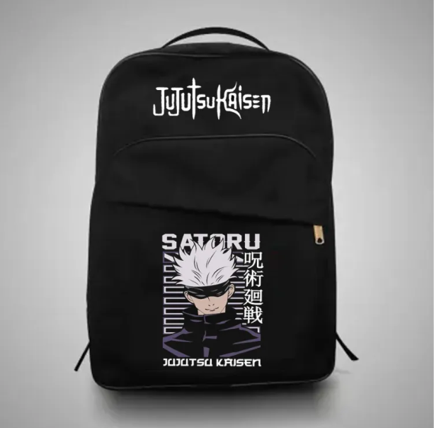 Jujutsu Kiasen BackPack For Anime Satoru Gojo Bag with Dual Partition ...
