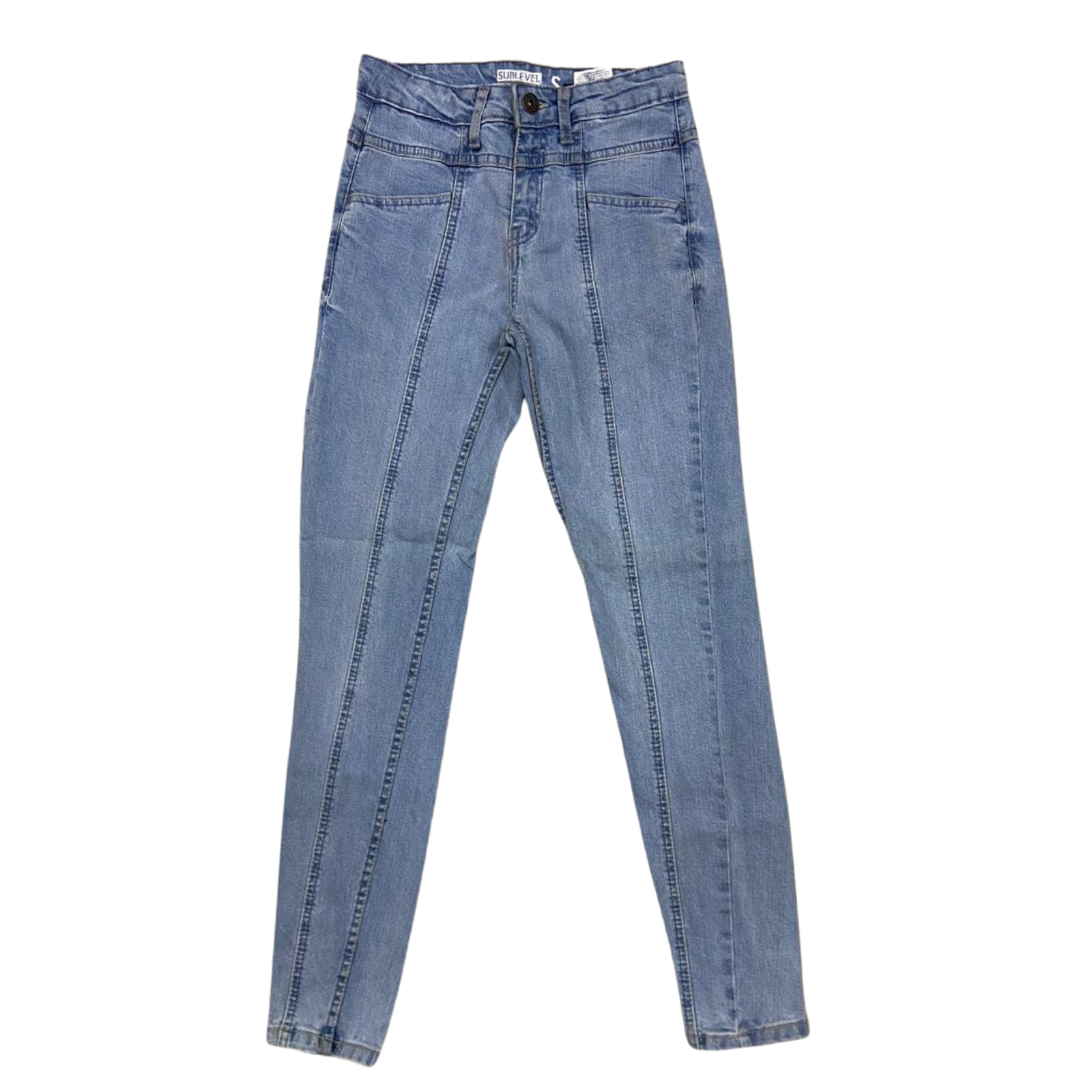 High Waist Girls Jeans – Slim Fit Stretchable Denim Pants
