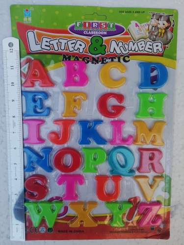 Pack Of Large Size Magnetic Alphabet Letter Refrigerator Magnets Learning