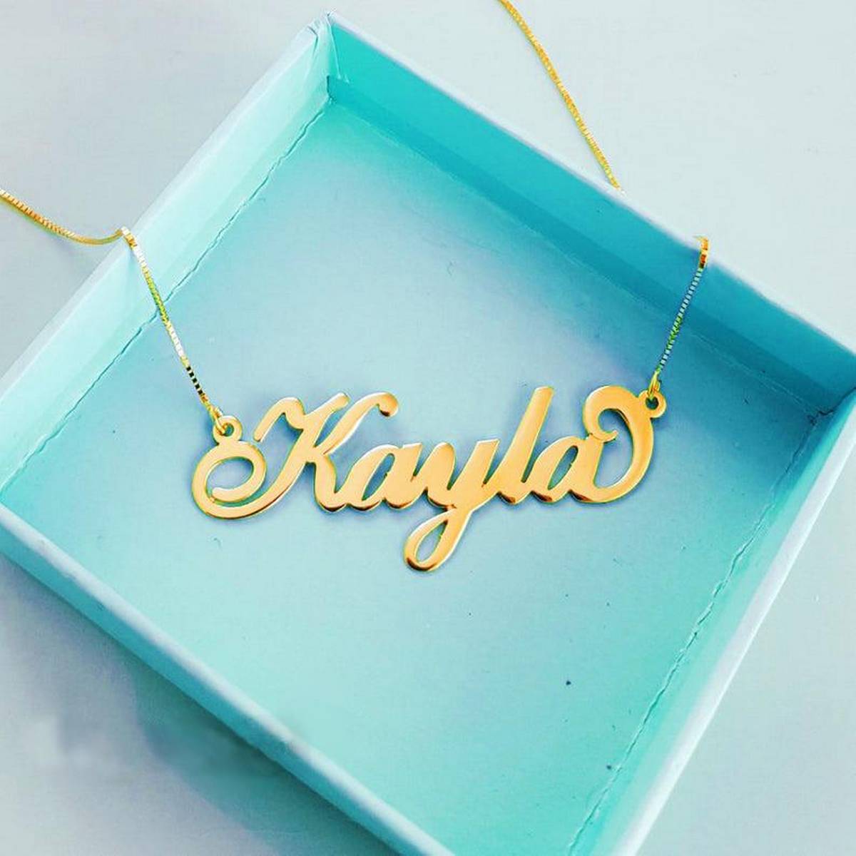 Name Locket Gold Plated Custom Made Simple Design Single Personalized Name 18k Gold Plated Any Name Gift Necklace For Men Women Name Locket Buy Online Name Locket Buy Online Pakistan Name Locket Designs