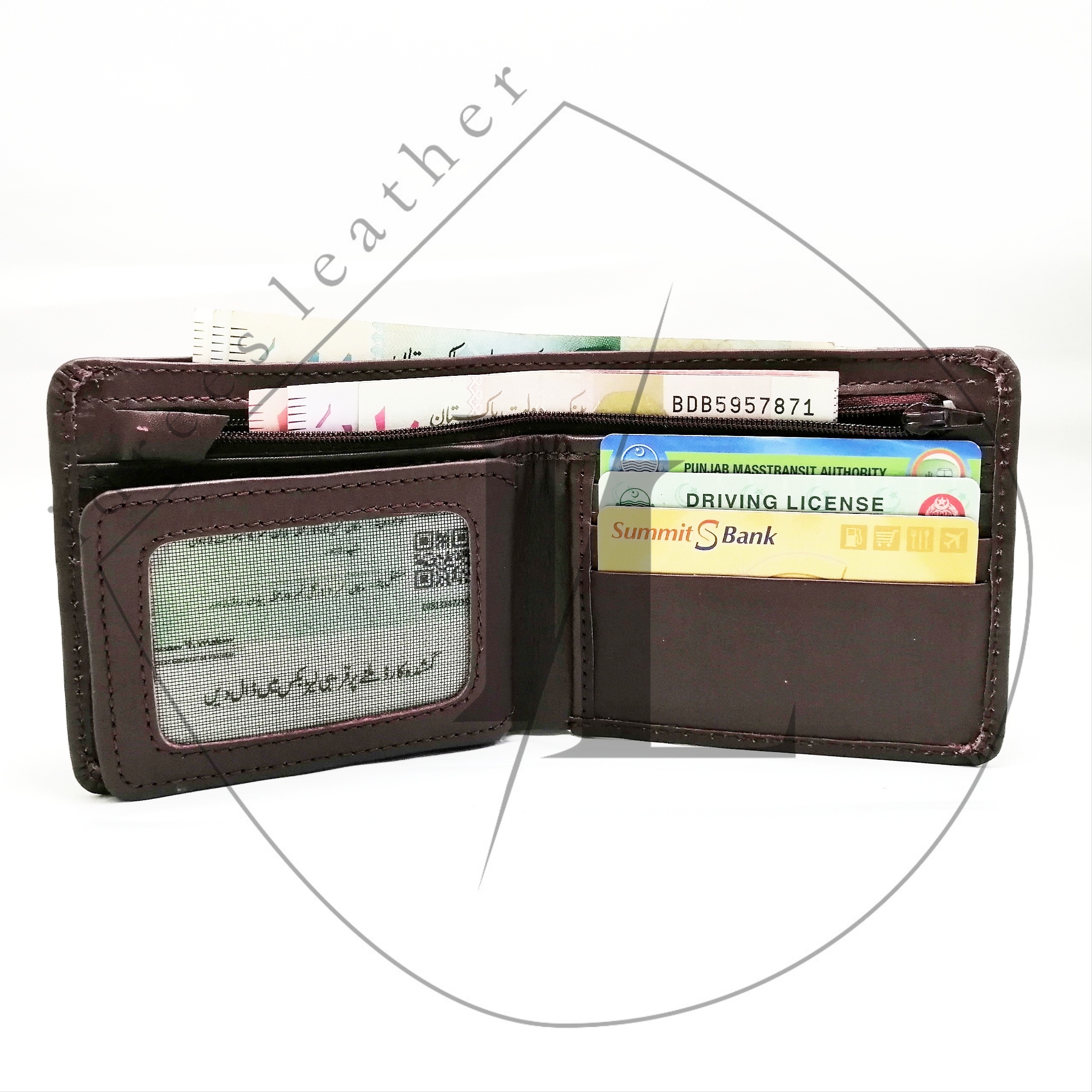 violet purse leather