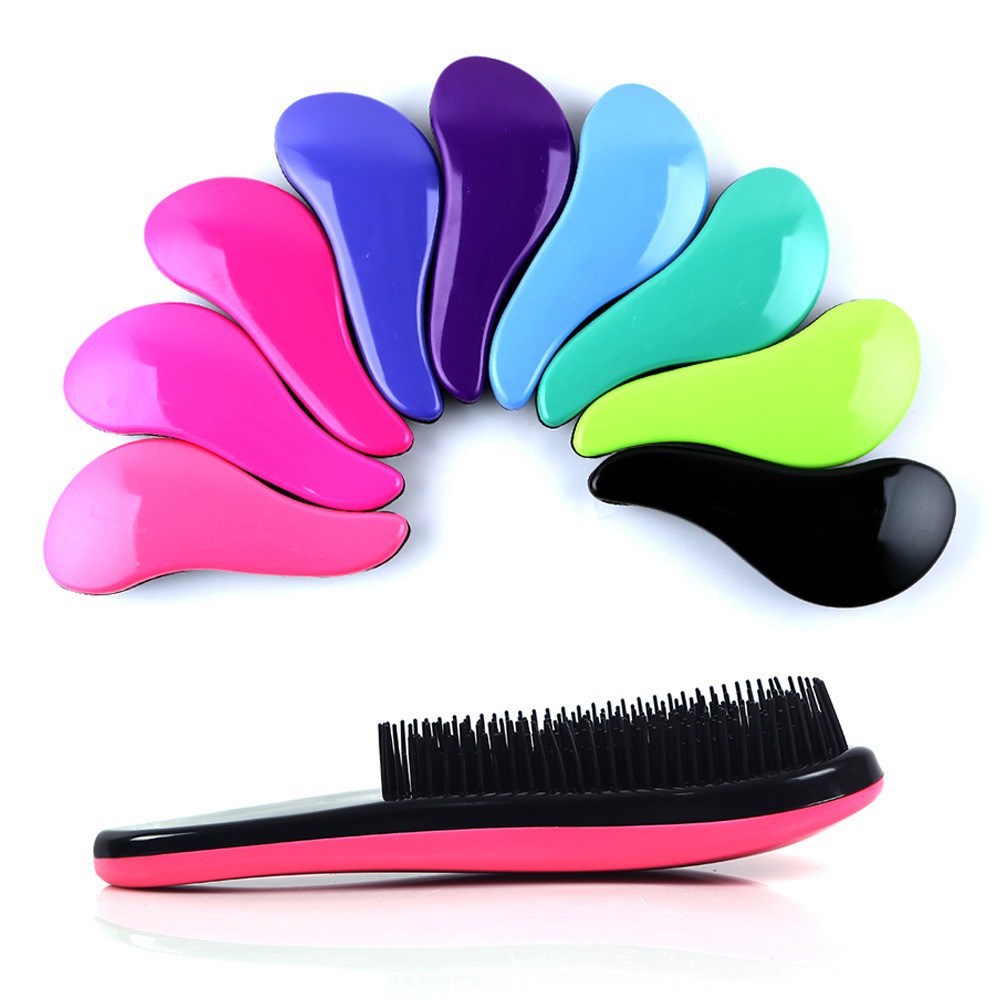 Open Box Magic Handle Tangle Comb Shower Hair Brush Salon Styling Tamer Salon