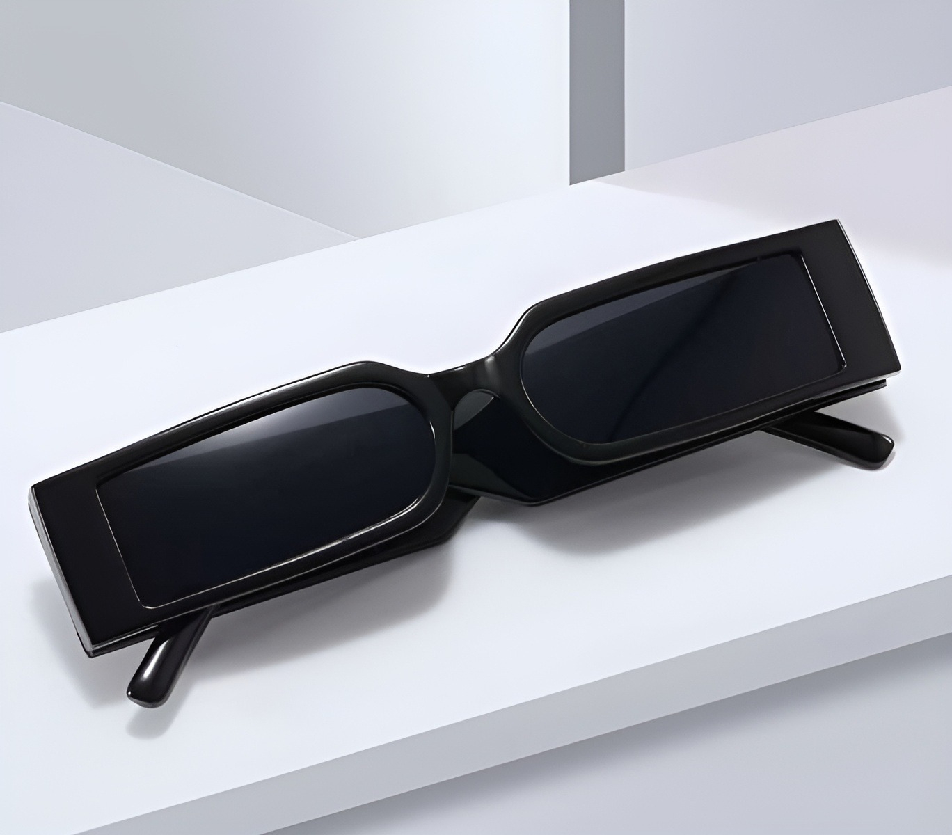Trendy Rectangle Frame Sunglasses Hip Hop Rectangle Frame Sunglasses MC Stan Sunglasses UV Protection, Polarized, Riding Glasses