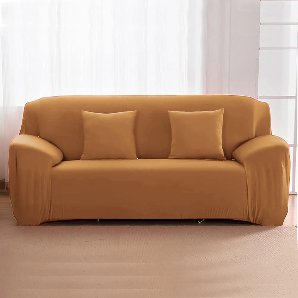 Fine Jersey Sofa Cover 1 to 7 Seater & L Shape Jersey Covers Slips 1 2 3 4 5 6 7 8 & 2+2 3+2 3+3 3+4 4+4 Standard and Jumbo Size & L Shape