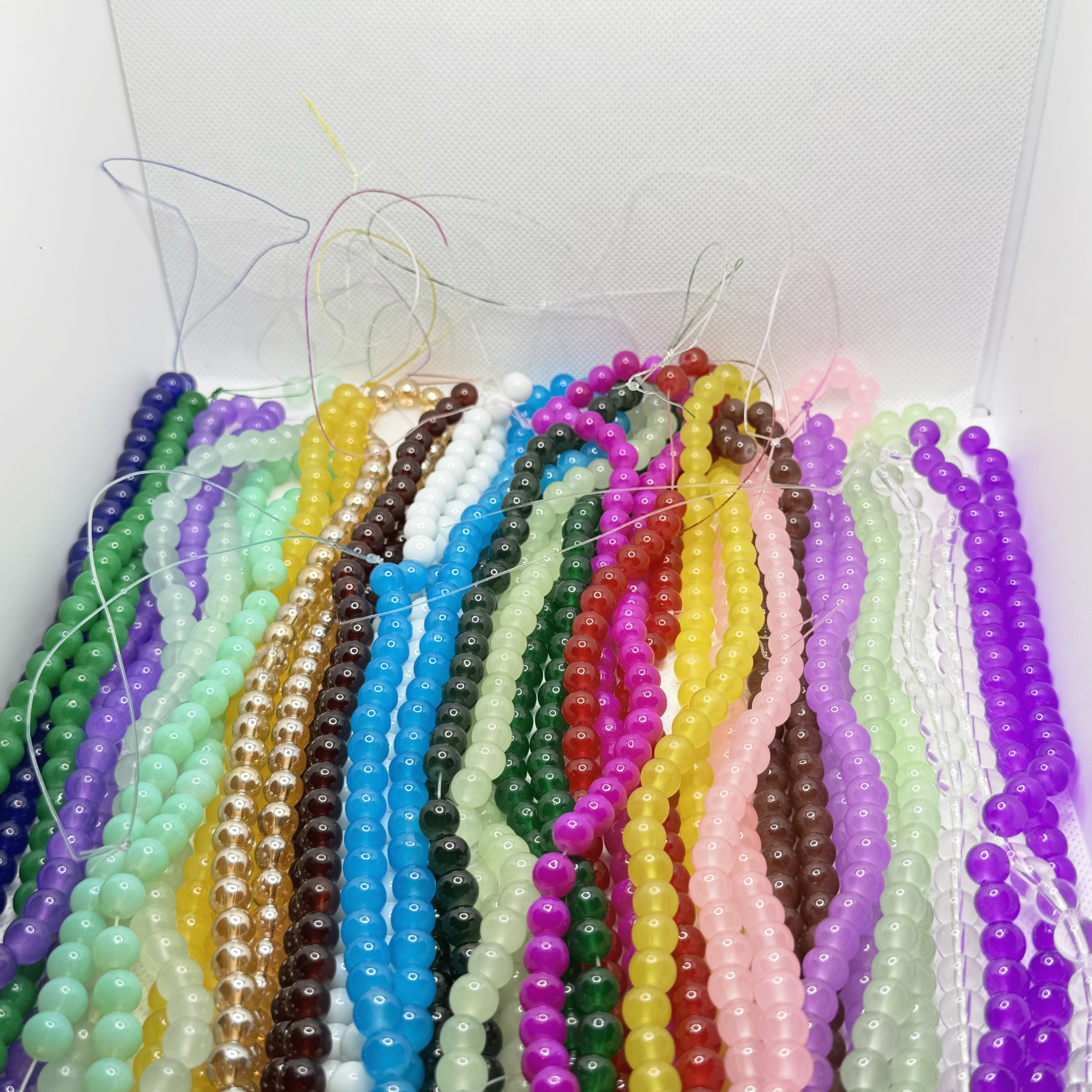 Daraz Wholesale Bead Suppliers 190+pcs 4mm Glass Beads Small Size