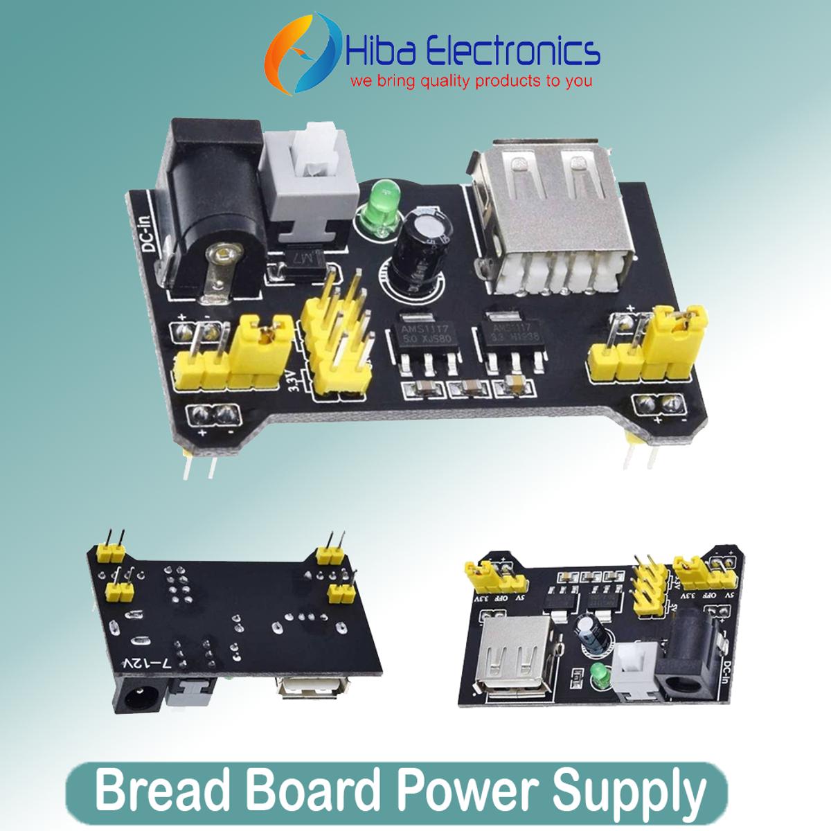 HW-131 Breadboard Power Supply Board 3.3V 5V Voltage Regulator for Arduino DIY Projects