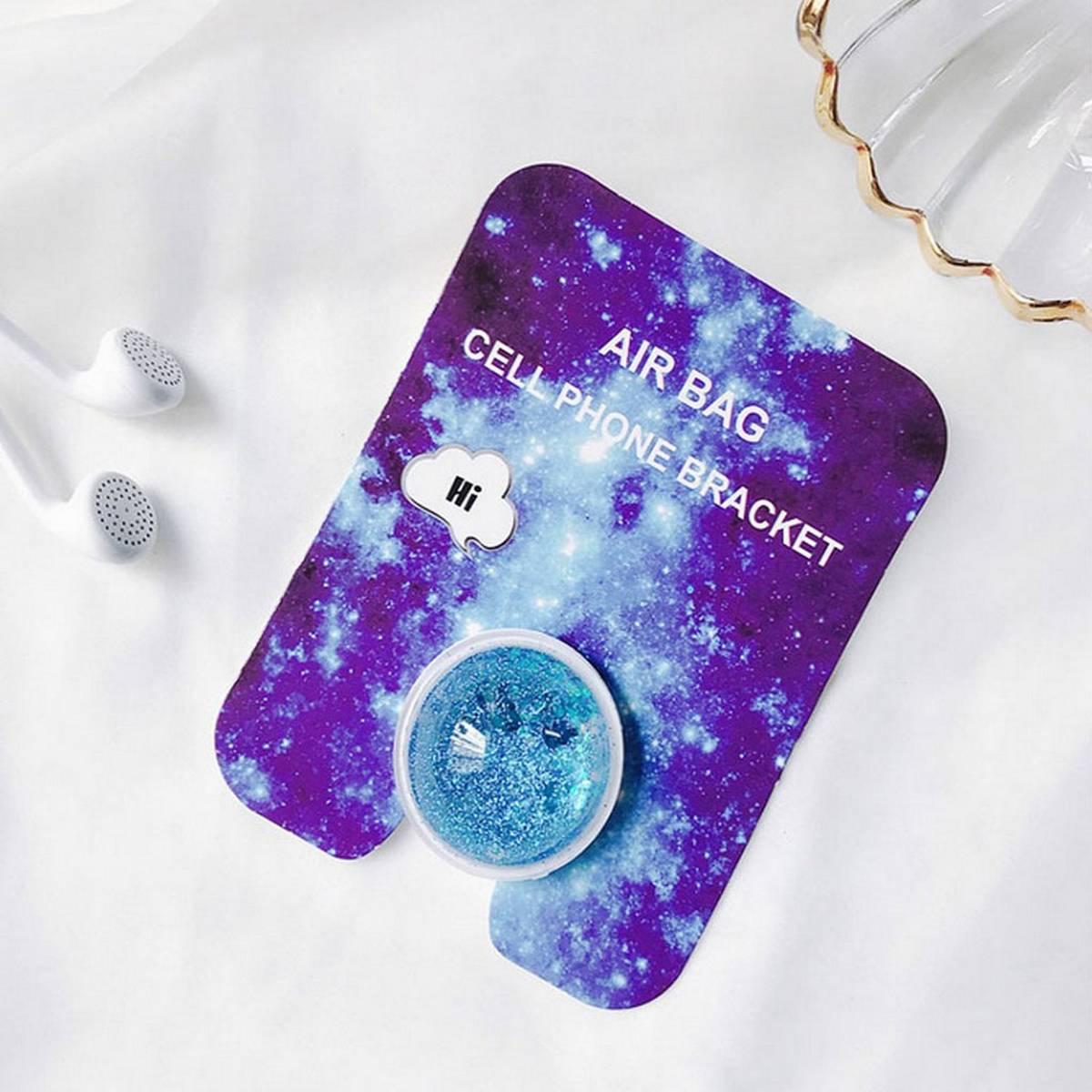 liquid floating glitter popsocket
