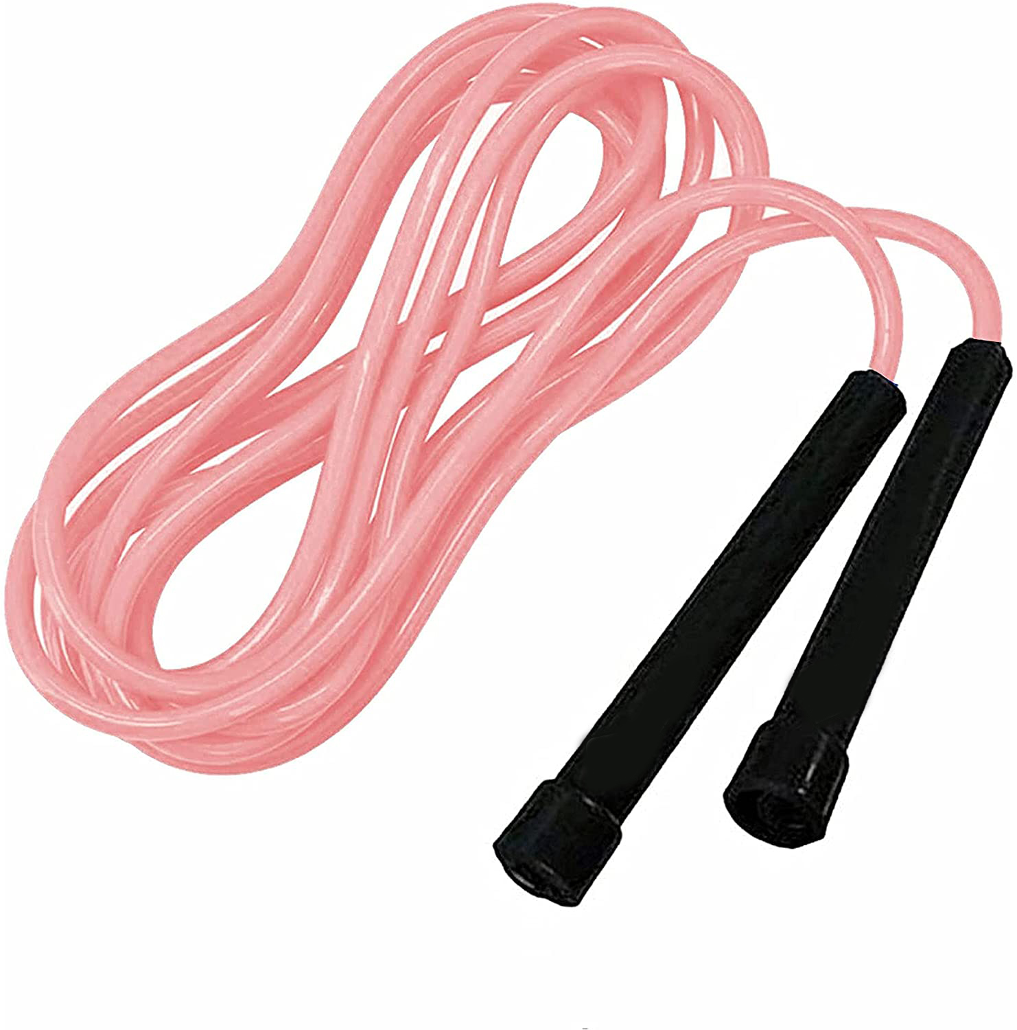 💗 Pink Power Fitness Jumping Rope for Adults – Adjustable Skipping Rope for Weight Loss, Cardio & Endurance Training | Lightweight, Durable & Anti-Slip Handle Exercise Rope for Home & Gym Workouts