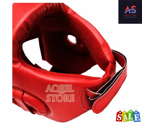 Aqeel Store Boxing Head Guard Helmet Head Protector Headgear, Muay Thai MMA Martial Art Training Headwear For Men and Women