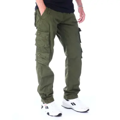 Plus Size Men's Fashion Multi pocket Cargo Pants Tactical - Temu