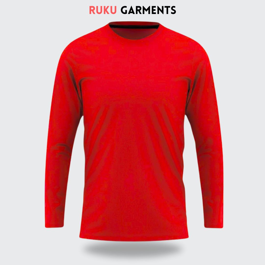 Ruku Garments | Long Sleeve Plain Tshirt For Men | In All Colours