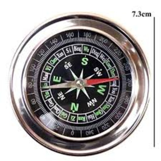 Lightweight Mini Camping Compasses Hiking Navigation Tool - Size:40mm (mili meter) Diameter Round