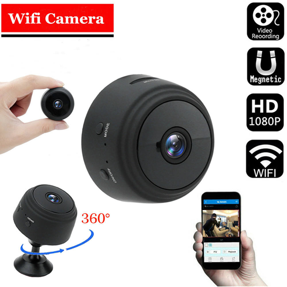A9 Mini Camera,1080P HD Motion Sensor WiFi IP Surveillance Camera Camcorder DV | Long Battery Life | Small Portable WiFi Security Camera for Indoor and Outdoor