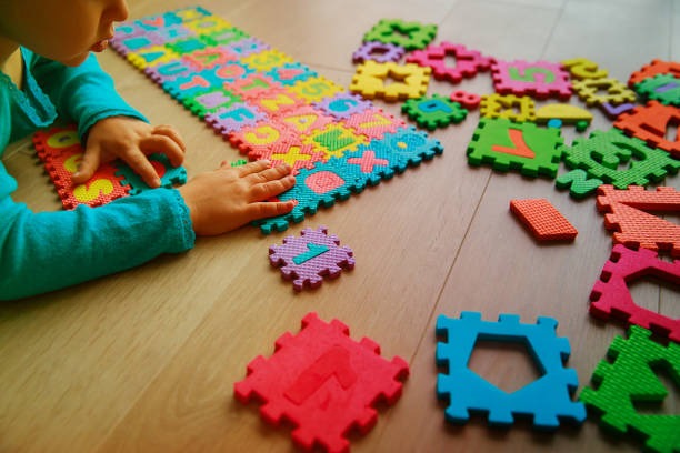 New ABC and 123 Educational Foam Puzzle Play Mat for Kids - 36 pcs Unisex Learning Toy