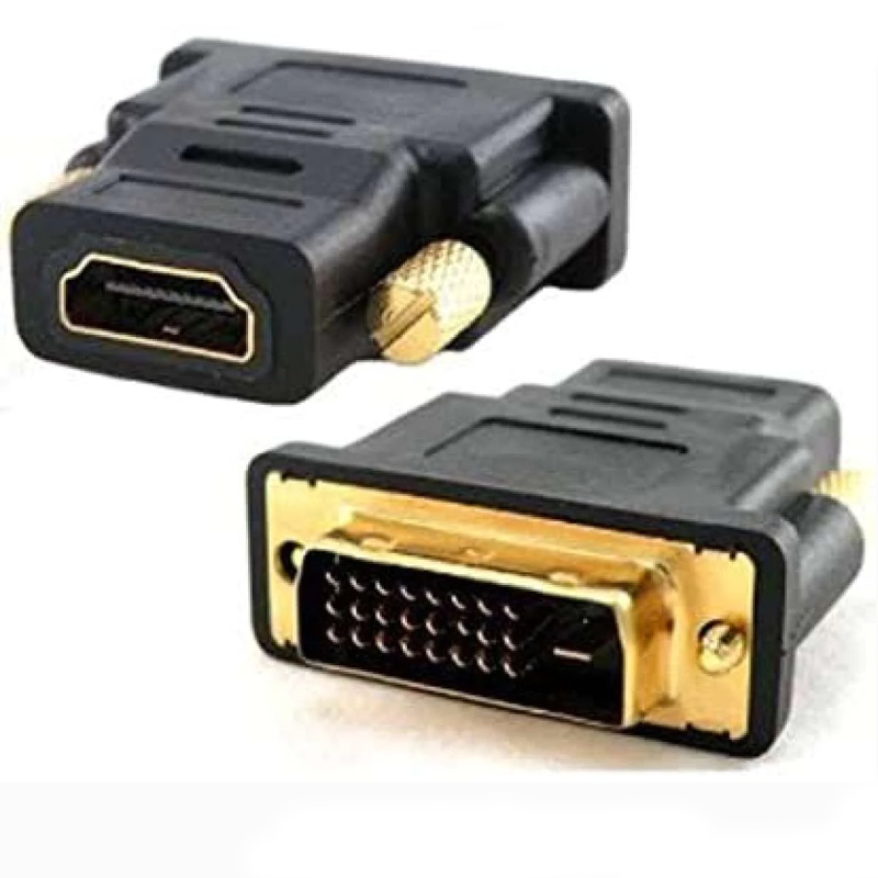DVI 24+1 MALE TO HDMI FEMALE CONVERTER DVI 24+1 Male to HDMI Female Adapter Converter Gold Plated DVI to HDMI Dual Way Converter 1080P for PC PS3 Projector HDTV  | DVI Male to HDMI | HDMI |  DVI |