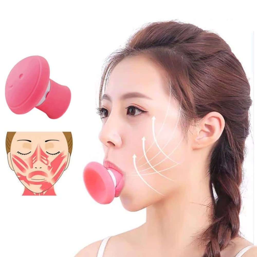 Jawline Exerciser Tool for Men & Women – Silicone Face Slimming Trainer,  Portable Facial Muscle Trainer, Face Fat Reducer, V-Shape Facial Shaper, Double Chin Reducer & Anti-Aging Skin Care Tool – Face Fat Reducer & Lifting Device
