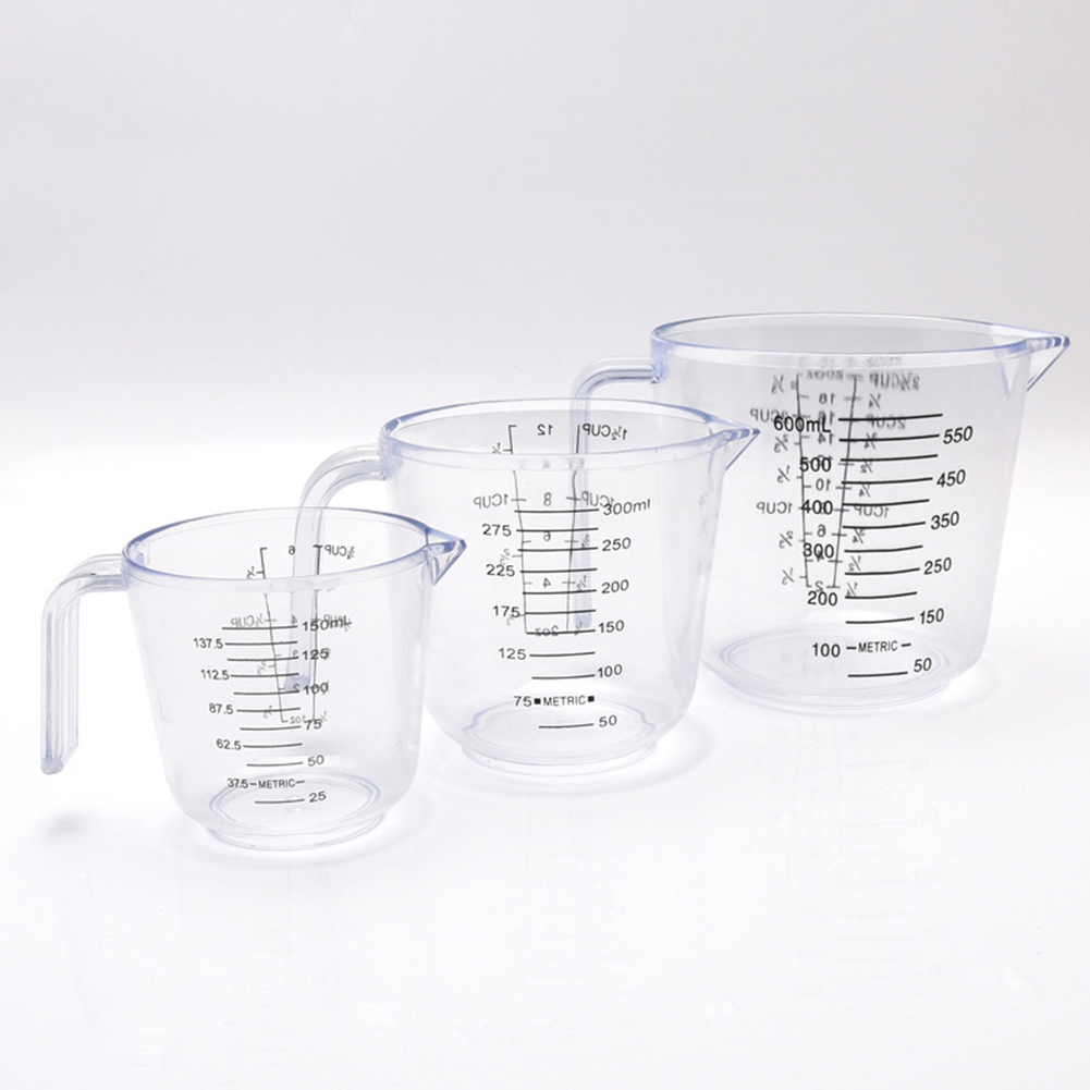 600Ml Handle Measuring Cup Mug Measurement Jug Plastic 1-Pcs