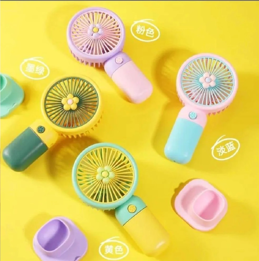 Handy Cooling Fan Portable Fan with Rechargeable Fan and cable